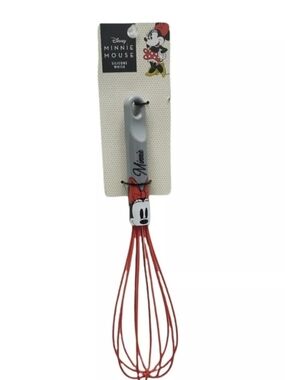 Disney Minnie Mouse Silicone Whisk Kitchen Utensil Baking 12" New